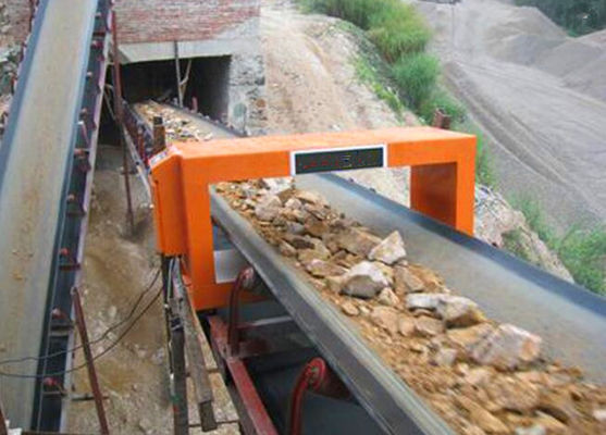 Separación magnética automática de cinta transportadora detector de metales para la industria minera