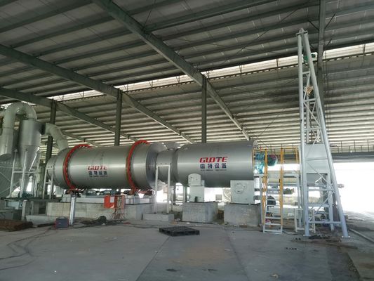 Seca de tambor rotativo de material de acero al carbono de 5000 kg de peso con guía de ingeniero