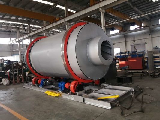 Secador rotativo de tambor de arena de silicio de alta temperatura para el procesamiento de minería