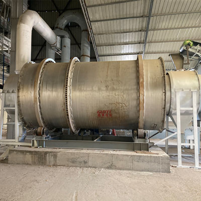 Secador rotativo de tambor de arena de silicio de alta temperatura para el procesamiento de minería