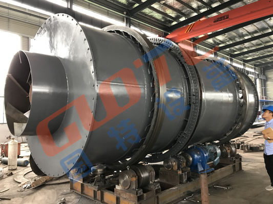 Secador rotativo de tambor de arena de silicio de alta temperatura para el procesamiento de minería