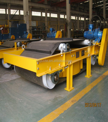 Separador magnético de cinta transportadora de la serie RCDD con motor para el procesamiento de la minería de mineral de hierro