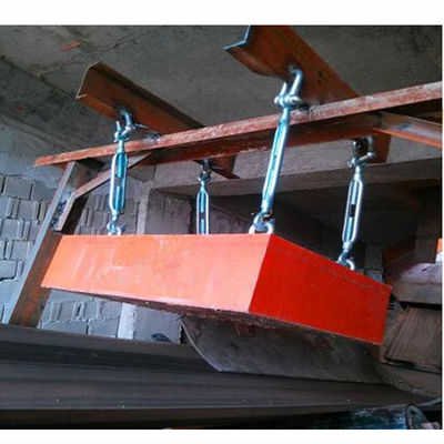 Capacidad de 0,1-35 kg/t/h Separador de hierro magnético permanente de alta rigidez para cinta transportadora