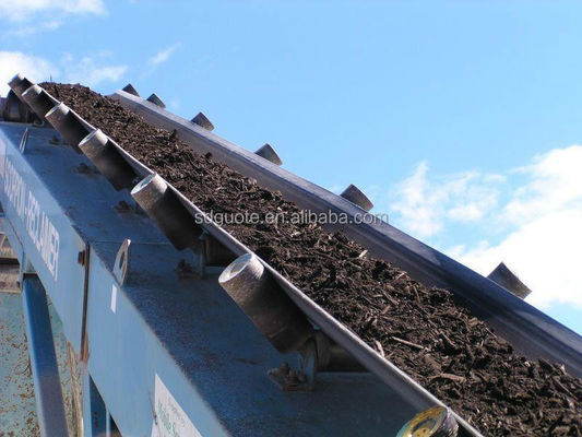 Transportador de cinta controlado por PLC de 5200 kg de peso para la industria minera y de trituración de piedra
