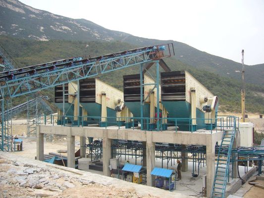 Máquina de pantalla oscilante con certificación ISO9001 para la vibración del tamiz de piedra