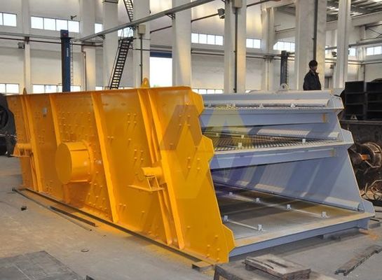 Máquina de pantalla oscilante con certificación ISO9001 para la vibración del tamiz de piedra