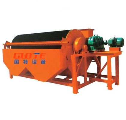 Separador magnético de arena de silicio de tambor húmedo automático para el proceso de separación de metales de minería