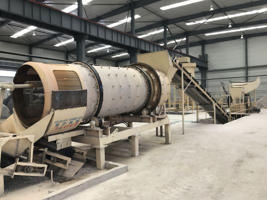 Máquina de lavado de arena mini con motor de CA para la planta de lavado de arena de silicio y longitud del tambor de 4000 mm
