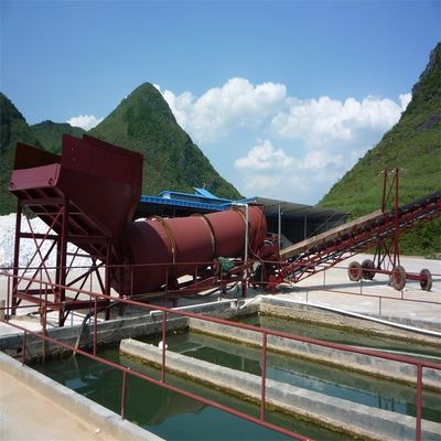 Lavadora de arena de tipo rodante GXK Barril de minería de cuarzo Lavadora rotativa de tambor para operación con motor