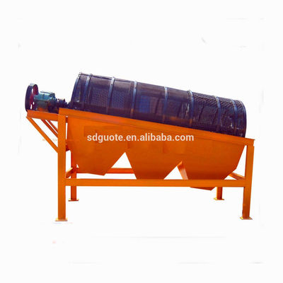 Capacidad de procesamiento de 1 a 10 t/h Dobles capas de lavado de tambor para minería aluvial