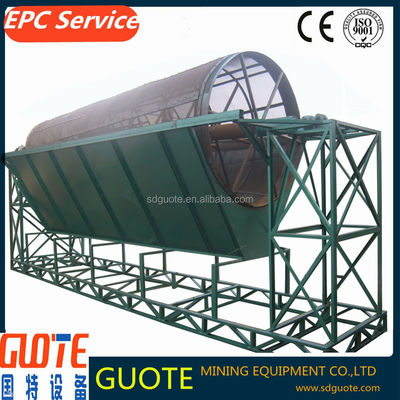 Ventilación 220/380v Compost Trommel Screen para la separación de arena y grava