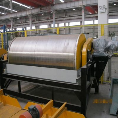 Separador magnético de tambor húmedo de alta intensidad para la separación de arena de hierro y mineral de hematita