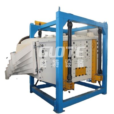 Pantalla de vibración cuadrada de doble piso de alta capacidad para una producción de 10-20 t/h