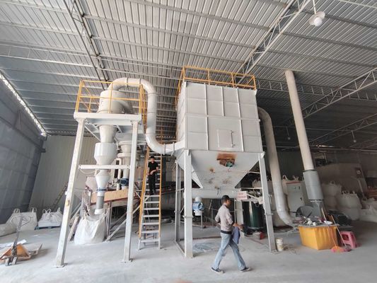Concentrador de polvo para clasificación de minerales industriales con instrucciones de ingeniería