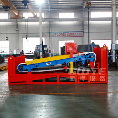 Instalación de purificación de mineral de metal Máquina de separación magnética húmeda con velocidad de banda de 2-8 r/min