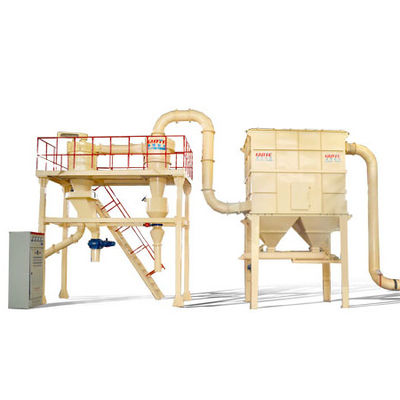 Máquina de separación de aire clasificador de ciclones de polvo fino con caja de engranajes de alta velocidad de rotación