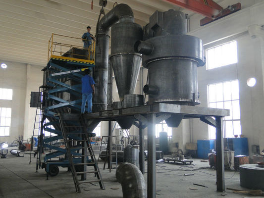 Clasificador de aire de polvo seco industrial motorizado Distribuidores de aire de ciclones Separador