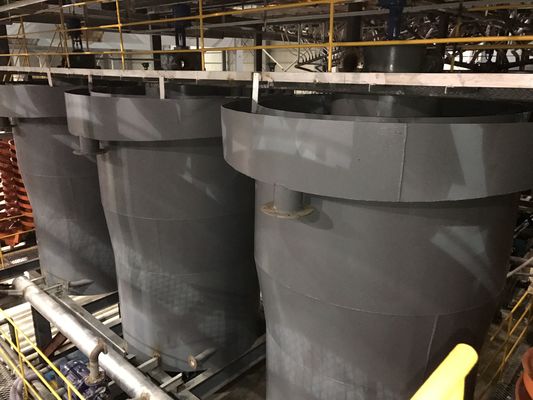 Minería de energía Separador hidráulico Hydrosizer Máquina de asentamiento con obstáculos para la clasificación