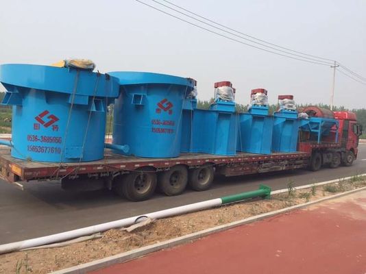 Máquina de liquidación con obstáculos de bajo costo de mantenimiento para la clasificación de mineral Rango de clasificación 0,4-0,04 mm