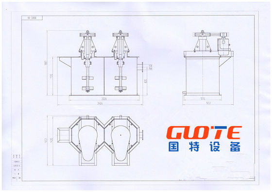 Weifang Guote Mining Equipment Co. Quartz Sand Attrition Scrubber Pulp Making Machine Lavadora de arena Lavadora de arena