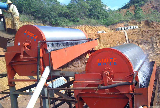 Magnético permanente y diseño húmedo Separador magnético de tambor húmedo de 350 kg para la separación de hierro
