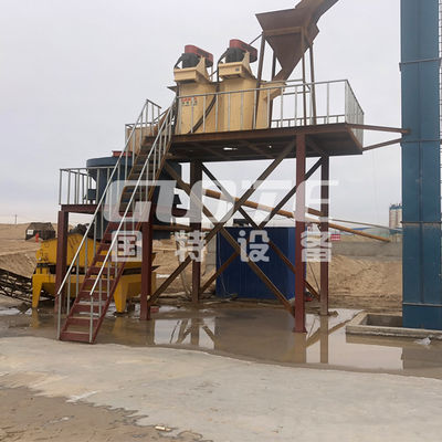 Máquina de limpieza de dos depósitos para el lavado de mineral de gran volumen y limpieza de suelo