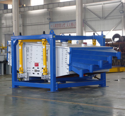 Separación de mineral 4 cubierta pantalla vibratoria con autolimpieza y tamizado duradero
