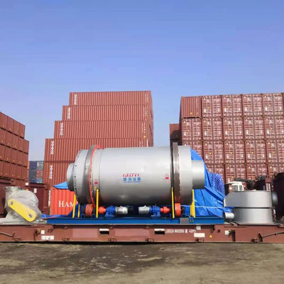 Máquina de secado de arena de minería energética Secador de tambor rotativo de tres cilindros para secado