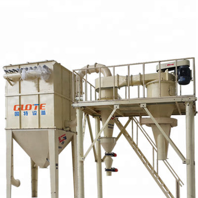 Separador de minerales con ciclón y clasificador de aire para una concentración constante de polvo