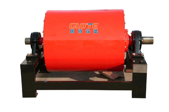 1200-5000 Gauss Seco separador magnético rotativo permanente tambor polea para transportador de cinta