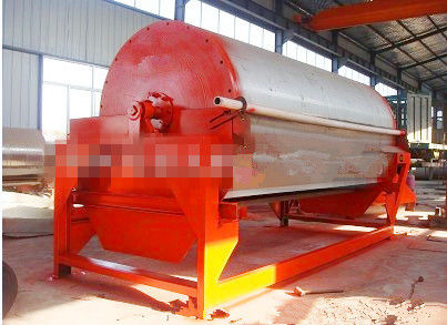 1200-5000 Gauss Seco separador magnético rotativo permanente tambor polea para transportador de cinta