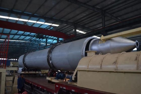 SUS304L Secador rotativo de arena de silicio de tambor 3 para una larga vida útil en la industria minera de energía