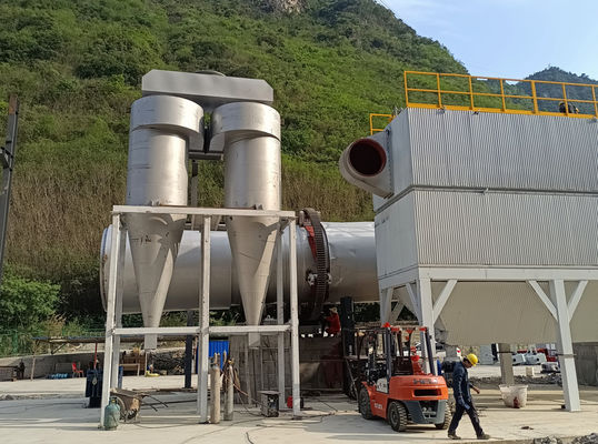 Seca de tambor giratorio con homologación CE para secar arena por debajo de 20-40 mm SUS304L