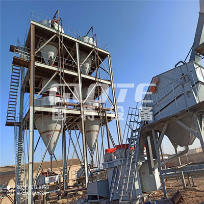 Triturador de cono de alto rendimiento para la línea de producción de arena de vidrio de silicona húmeda