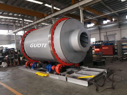Secador rotativo de tambor de gas de minería energética con bajo consumo de combustible y capacidad de 6-45 t/h