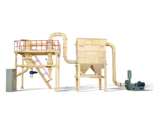 Tecnología de separación de aire de polvo ultrafino GF-200 para la clasificación de polvo superfino