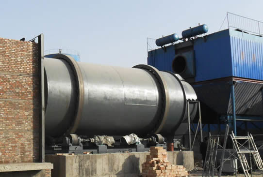 Secador de tambor giratorio mineral para secar arena por debajo de 20-40 mm en aplicaciones de minería de energía
