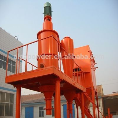 Separador esprial 325 malla de polvo seco 2-150 micrones clasificador de aire para clasificación vertical