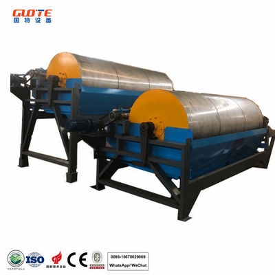 Separador de tambor de minería de oro de 350 kg Separador magnético para procesamiento de mineral húmedo 1.1kw
