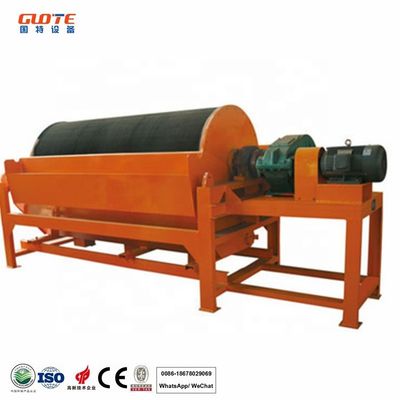 1.1kw NdFeB Equipo de beneficiamiento magnético del mineral de metal Separador magnético de tambor rotativo permanente