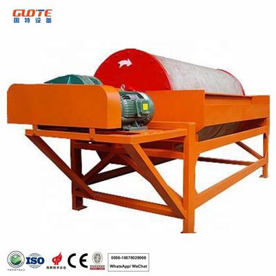 Separador de tambor magnético permanente CTB de 5 a 10 t/h para minería y procesamiento de minerales