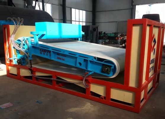 Separación magnética de tipo cinturón de alta inclinación para molienda automática de arena de silicio