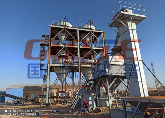 Instalaciones automáticas de trituración de arena para maquinaria de construcción y línea de producción de acero al carbono