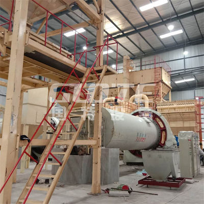 98% Capacidad Quartz arena en polvo máquina molino de molienda de bolas 5-12m longitud para productos
