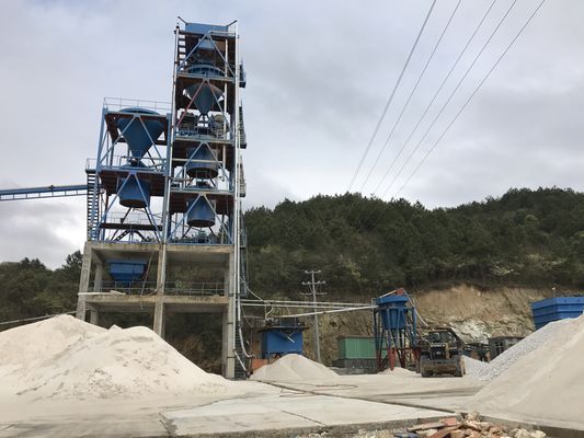 Planta de proceso de molienda de arena de silicio para el lavado y clasificación de arena de grado vidrio