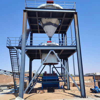 Máquina de procesamiento de arena de vidrio de alta capacidad de 0-100 tph para la planta de lavado de arena de silicio de cuarzo