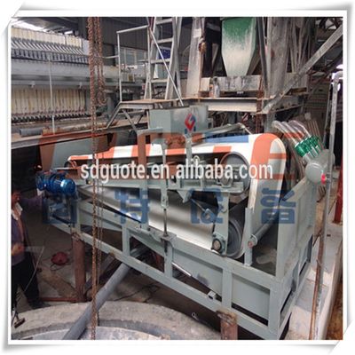 2000 kg Capacidad cinturón húmedo separador magnético de cuarzo y capacidad de carga