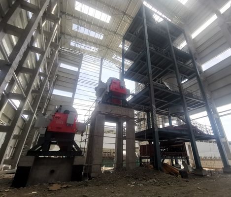 Concentración de arena de hierro con separador magnético húmedo de alto gradiente e instalación experta