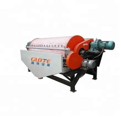 2023 GUOTE Separador de tambor magnético permanente húmedo de corriente semicontadora 400*600 mm Tamaño del cilindro