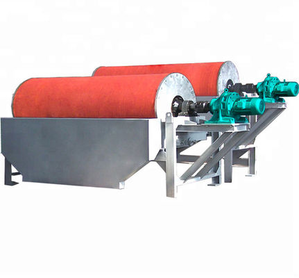 2023 GUOTE Separador de tambor magnético permanente húmedo de corriente semicontadora 400*600 mm Tamaño del cilindro